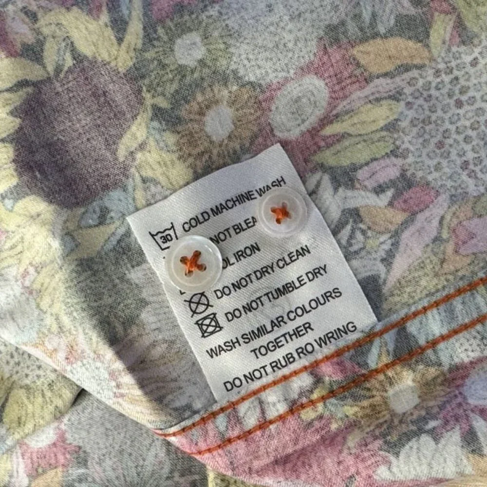 Kalmin Ross Floral Long Sleeve Shirt Mens 2XL NWOT $119 Button-up Multicolor‎